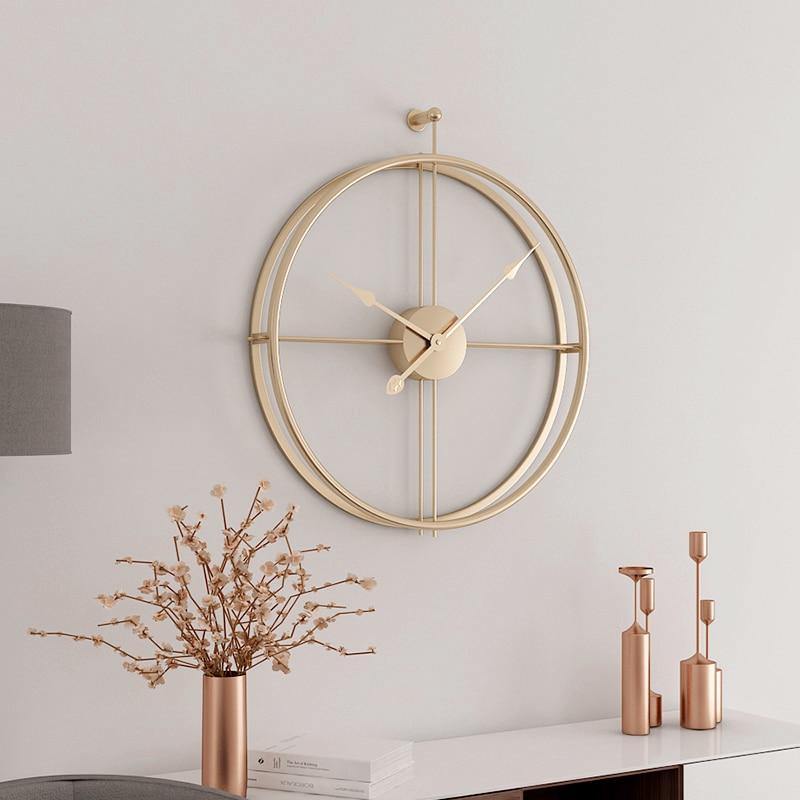 Nordic Style Large Vintage Metal Wall Clock - What A Decor