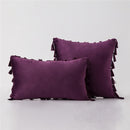 Velvet Tassels CushionCover Pillow Cover
