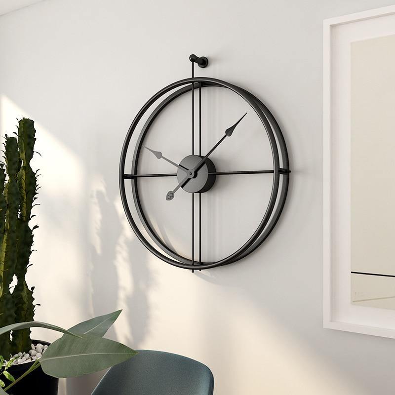 Nordic Style Large Vintage Metal Wall Clock - What A Decor