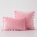Velvet Tassels CushionCover Pillow Cover