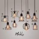 Wrought Iron Pendant Lights Industrial Style - What A Decor