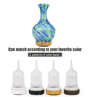Aroma Atomiser- Glass Vase Blue and Green Aroma Diffuser and Humidifier - What A Decor