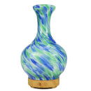 Aroma Atomiser- Glass Vase Blue and Green Aroma Diffuser and Humidifier - What A Decor