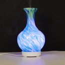 Aroma Atomiser- Glass Vase Blue and Green Aroma Diffuser and Humidifier - What A Decor
