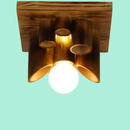 Bamboo and Hemp Rope Ceiling Lamp - What A Decor