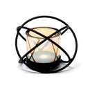 Iron Centrepiece Candle Holder - 1 Cup Single Ball - What A Decor