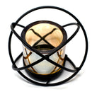 Iron Centrepiece Candle Holder - 1 Cup Single Ball - What A Decor