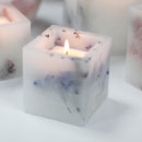 Enchanted Candle- Small Square Jar- Lavender - What A Decor