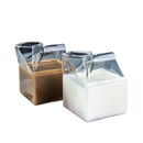 Handmade Glass Creative Transparent Milk Box - What A Decor