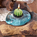 Molten Wood and Glass- candle Holder- Handcrafted in Bali - What A Decor