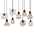 Wrought Iron Pendant Lights Industrial Style - What A Decor