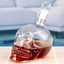 Crystal Skull Head Bottle Wine Decanter