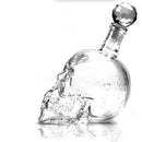 Crystal Skull Head Bottle Wine Decanter