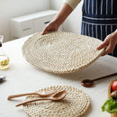 Braided Corn Fur Weave Table Mat - What A Decor