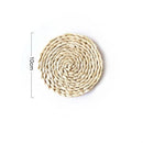 Braided Corn Fur Weave Table Mat - What A Decor