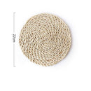 Braided Corn Fur Weave Table Mat - What A Decor