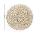 Braided Corn Fur Weave Table Mat - What A Decor