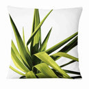 Fresh Green Leaves Linen Pillowcase - What A Decor