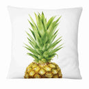 Fresh Green Leaves Linen Pillowcase - What A Decor