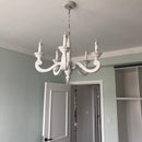Rustic Art Deco Style Wooden Chandelier - What A Decor