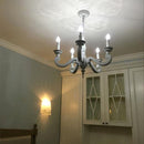 Rustic Art Deco Style Wooden Chandelier - What A Decor