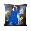 Handmade Printed Cotton Cushion/ Pillow Cover for your Sofa- Abstract Modern Art - What A Decor
