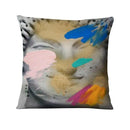 Handmade Printed Cotton Cushion/ Pillow Cover for your Sofa- Abstract Modern Art - What A Decor