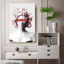 Modern Medusa Printed Canvas Art Wall Decor Modern Style