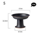 Vintage Wrought Iron Tray Dessert Plate - What A Decor