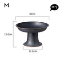 Vintage Wrought Iron Tray Dessert Plate - What A Decor