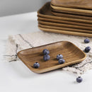 Japanese Style Acacia Square Wooden Plates - What A Decor