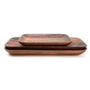 Japanese Style Acacia Square Wooden Plates - What A Decor