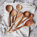 Thailand Teak Natural Wood Tableware Set - What A Decor