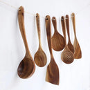 Thailand Teak Natural Wood Tableware Set - What A Decor