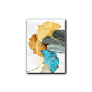 Gold Nordic Abstract Plant Leaf  Canvas - What A Decor