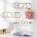 Metal Hooks Creative Letter Decoration - What A Decor