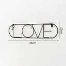 Metal Hooks Creative Letter Decoration - What A Decor