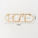 Metal Hooks Creative Letter Decoration - What A Decor