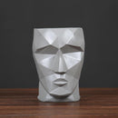 Nordic Modern Resin Face Pot - What A Decor
