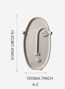 Handmade Nordic Abstract Human Face Ceramic Vase - What A Decor