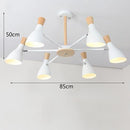 Nordic Simple Modern Solid Wood Aluminum Chandelier - What A Decor
