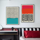 Modern Abstract Geometric Canvas - What A Decor