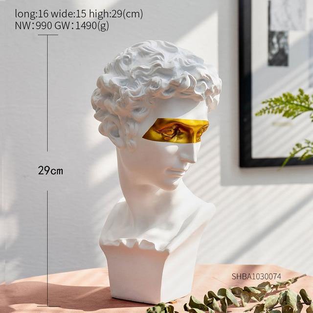 Resin Nordic David Sculpture Home Decor - What A Decor