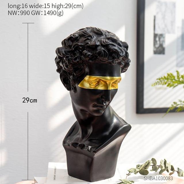 Resin Nordic David Sculpture Home Decor - What A Decor