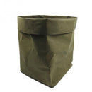 Kraft Paper Washable Bag- Flower Pot, Make Up Holder, Desk Bag