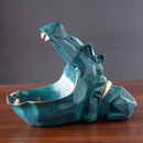 3D Hippo and Rhino Home Table Decoration - What A Decor