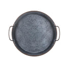 Retrò Handcrafted Round Wrought Vintage Tray - What A Decor