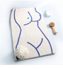 Side SILHOUETTE Abstract Floor Mat