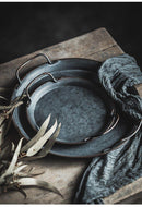 Retrò Handcrafted Round Wrought Vintage Tray - What A Decor