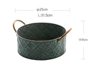 Vintage Retro Iron Basket Antique Style - What A Decor